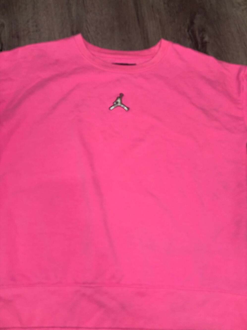 🩷 Jordan 🩷 Girls Jumpman Crewneck Sweatshirt Pink Size XL (13-15 YRS) - Picture 3 of 8
